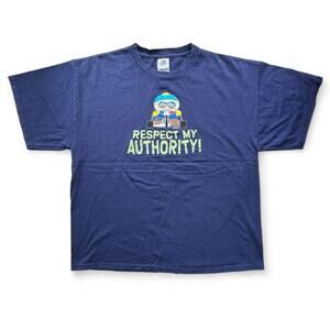 Vintage South Park Respect My Authority Eric Cartman Cartoon T Shirt XL TV Skate